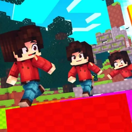  Bloxd io gameplay in a blocky online world with parkour, sandbox building, and multiplayer survival action